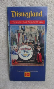 Folleto guía de recuerdo Kodak Disneyland 1984 vintage original - Imagen 1 de 4