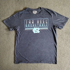 Tar Heels T Shirt Men L Navy Blue North Carolina Basketball USA Sport University - Picture 1 of 6