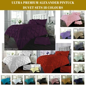 Alexander Bettdecke Quilt Cover Set Biesen mit Kissenbezug AUSVERKAUF EINZELN - Bild 1 von 18