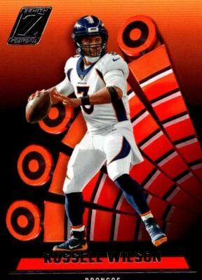 2022 Panini Select Draft Picks Red Lazer Prizm Russell Wilson NC State Wolfpack - Image 1 of 2