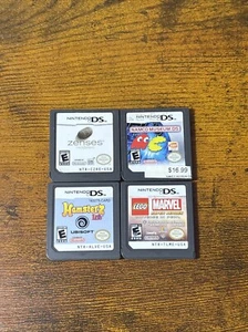 Nintendo DS Lot of 4 Games Cartridge Only Namco Museum, Lego Marvel, Zenses, Ham - Picture 1 of 6