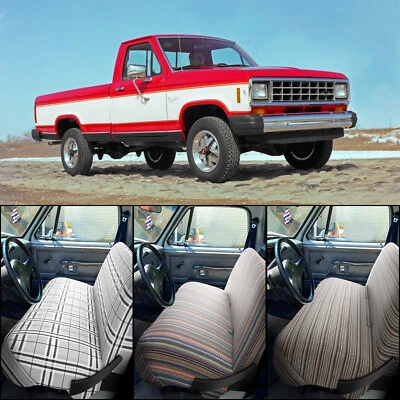 For 1983-1992 Ford Ranger Saddle Blanket Bench Seat Covers Full Size One Piece - Image 1 of 4