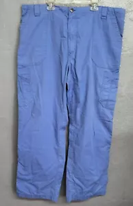 Pantalones exfoliantes XL Carhartt para hombre azul claro uniforme médico veterinario ropa de trabajo - Imagen 1 de 10