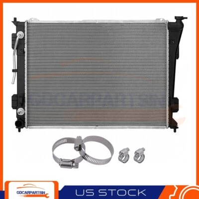 Radiador de aluminio para Hyundai Azera 2012-2017 con 4 abrazaderas de manguera de 8-10 mm 27-51 mm Foto 1 de 4