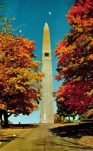 Postal el monumento de batalla en el Bennington Center Vermont - Imagen 1 de 2