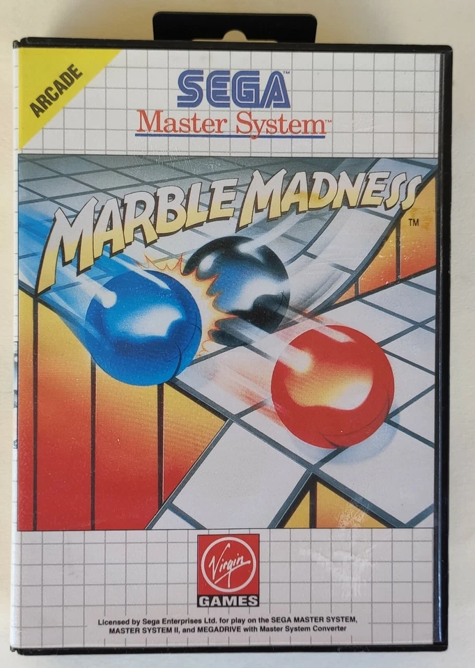 Marble Madness Sega Master System 9.6 A WATA