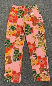 Farm Rio Cargohose Blumenmuster High Waist Rosa - Bild 1 von 8