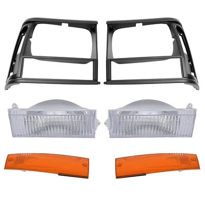 For Jeep Cherokee Base Sport 1991-1996 Headlight Bezel Turn Signal Marker Light - Image 1 of 4