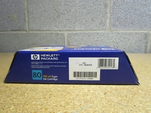 Nuevo cartucho de tinta sellado HP 80 cian (C4846A) original - OEM - Imagen 1 de 4