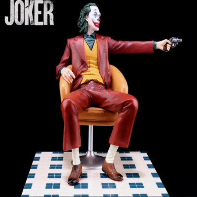 DC Comics Joker Chair Joaquin Phoenix Action Figure Toys Collection Statue Gift - Image 1 of 4