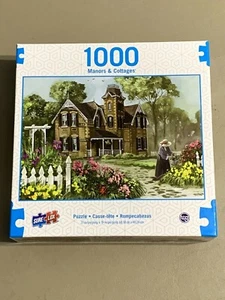 Summer Garden - Manors & Cottages -Sure Lox- 1000 piece puzzle ~ FREE SHIPPING - Picture 1 of 4