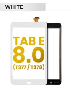 New Touch Screen Digitizer Glass For Samsung Galaxy Tab E 8.0 SM-T377W - White - Picture 1 of 3