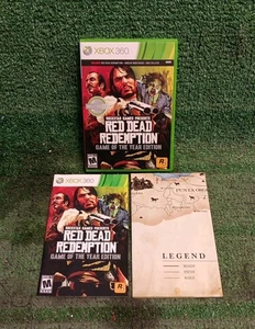 Red Dead Redemption Edición Juego del Año - Xbox 360, 2 discos con Manual y Mapa - Imagen 1 de 13