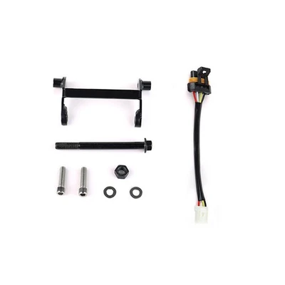 Schwarz Scheinwerferhalter für Fat Bob 2018 2019 2020 2021 2022 - Bild 1 von 3