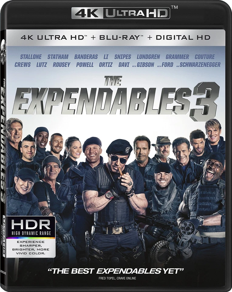 Expendables 3 [4K Ultra HD + Blu-ray + Digital HD] BRAND NEW! - Image 1 of 1