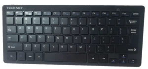 TECKNET Wireless Keyboard for Laptop PC Windows Mac Chrome OS, Black - Picture 1 of 4