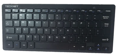 TECKNET Wireless Keyboard for Laptop PC Windows Mac Chrome OS, Black - Image 1 of 4