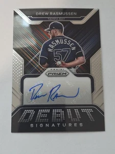 2022 Panini Prizm Debut Signatures #31 Drew Rasmussen Auto Tampa Bay Rays - Bild 1 von 5