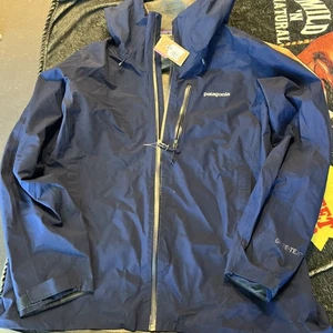 Chaqueta de Lluvia Patagonia Calcite GTX - Para Mujer Extra Grande ~ $249.00 84996 Azul - Imagen 1 de 5