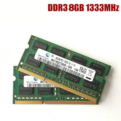 Memory Card For Samsung DDR3 8G 4G 2G 1066 1333 1600 PC3 3rd Generation Laptop - Image 1 of 4