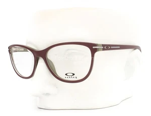 Oakley OX 1112-0253 Stand Out Eyeglasses Glasses Mahogany on Gray 53-16-136 - Picture 1 of 6