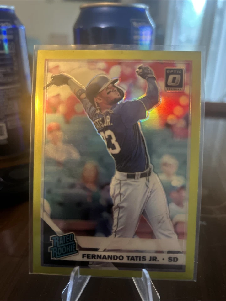 Panini Donruss Optic 2019 - Rated Rookies Fernando Tatís Jr. #84 verde lima... Foto 1 de 1