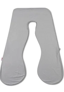 U-förmiges Umstands-Schwangerschaftskissen abnehmbarer Bezug NUR Schwangere NEU GRAU - Bild 1 von 2