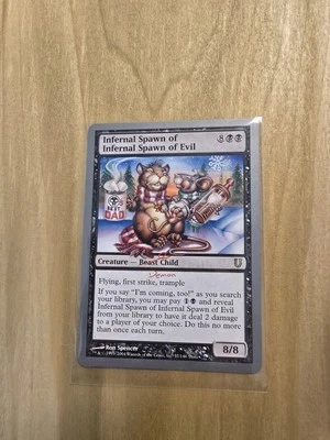 Infernal Spawn of Infernal Spawn of Evil - #57/140 (NM) Unhinged UNH - Regular - Image 1 of 2