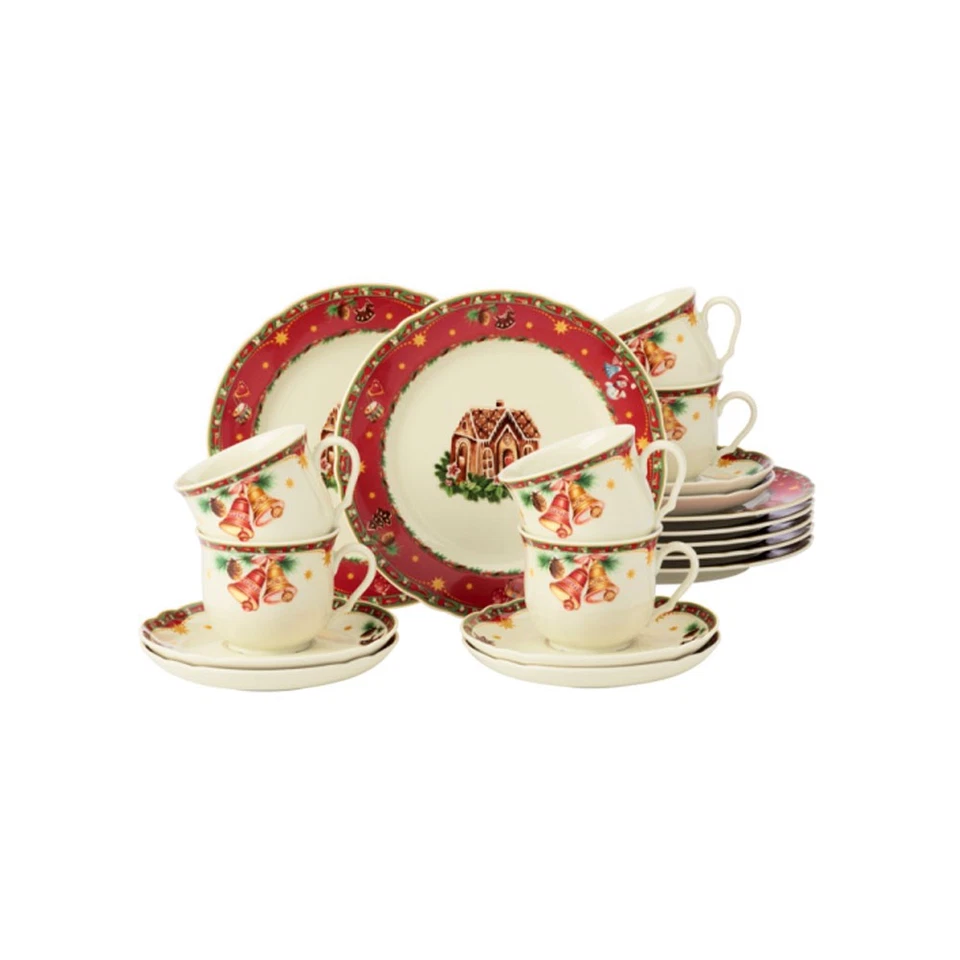 Seltmann Weiden Servizio da caffè 18 pezzi Marie Luise nostalgia natalizia - Immagine 1 di 1