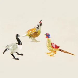 Art Glass Fowl Ornament A/3 - Picture 1 of 1