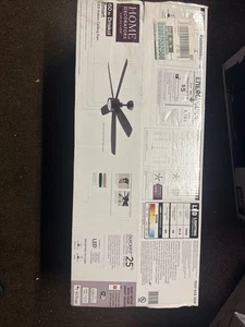Home Decorators Driskol 60 in. LED Matte Black Smart Ceiling Fan New - Picture 1 of 1