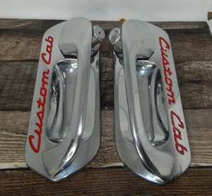 Ford 1961-1966 F-100 Custom Cab Outside Door Handles + Plates - Picture 1 of 10