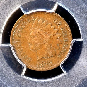 1875 Indian Cent PCGS VF25  S-2 , Rare Cherry Pickers - Picture 1 of 4