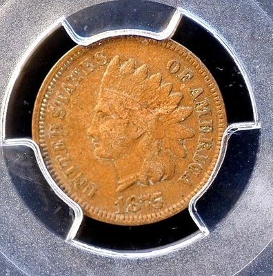 1875 Indian Cent PCGS VF25  S-2 , Rare Cherry Pickers - Image 1 of 4