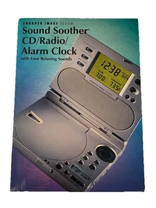 Sharper Image Portable CD/ AM-FM Radio Soother Sound Therapy See Photos for Type - Picture 1 of 5