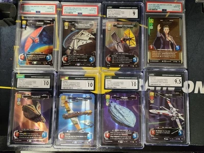 Lote de 16 cartas Star Wars tarjetas graduadas ilimitadas lámina de prestigio Foto 1 de 3