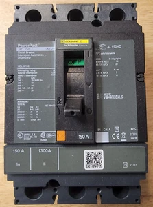Square D Schneider Elec. Circuit Breaker 150A 3-Pole # HDL36150 - Picture 1 of 8