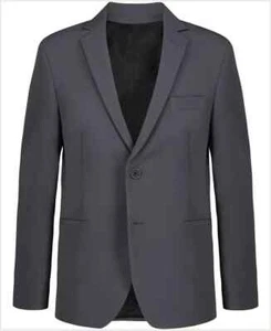 Calvin Klein Slim-Fit Stretch Performance Suit Jacket Big Boys 20 Dark Gray - Picture 1 of 19