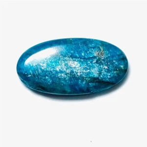 Apatite Naturale Neon Blu Apatite Cabochon Pietra Preziosa Sciolta Gioielli 37 Ct ME-11678 - Foto 1 di 4