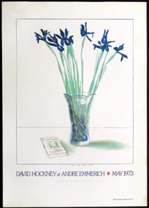 David Hockney Still Life With Book 1978 Poster DEFECTS 16 x 11 - Picture 1 of 3