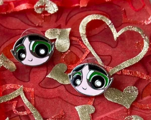 Orecchini Superchicche PowerPuff Girls - Cartoon Network - cm. 2x1,5 - Imagen 1 de 2
