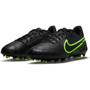 Nike Tiempo JR Legend 9 Club Soccer Cleats Black Volt DA1331-070 BRAND NEW - Picture 1 of 3