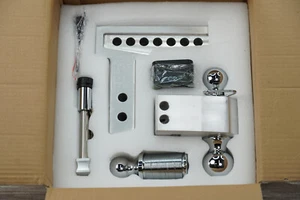 OCTORA Trailer Hitch Fits 2 Inch Receiver, 6 Inch Adjustable Drop Hitch,15000LBS - Picture 1 of 9