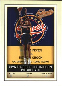 2002 Fleer Authentix WNBA #97 Olympia Scott-Richardson
