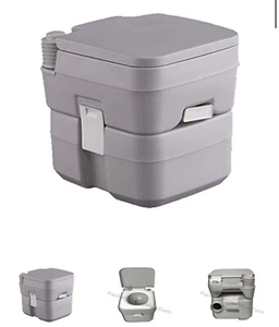 Heng's RV Camp Marine 2402 Portable 5 Gal Toilet - Grey - Picture 1 of 1