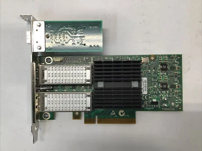 Mellanox MCX354A-QCBT SAS Exp Dual-Port 10GbE PCIe ConnectX-3 QDR Infiniband NIC - Image 1 of 3