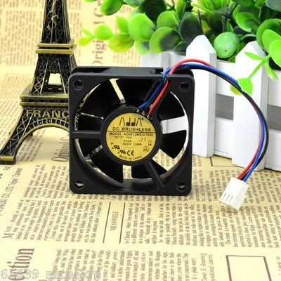 ADDA AD0612MS-C76GL DC 12V 0.13A 3Pin 60x60x20mm Silent Case Cooling Fan - Image 1 of 4