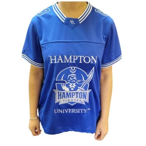 Hampton University Short Sleeve Football Jersey  HBCU Sports Jersey HU PIRATES - Picture 1 of 1