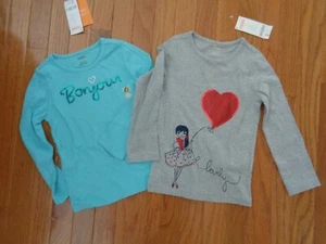 (2) NUEVO CON ETIQUETAS - Niña - Gymboree - Manga Larga - Camisas azules y grises - Talla 4 - Imagen 1 de 1