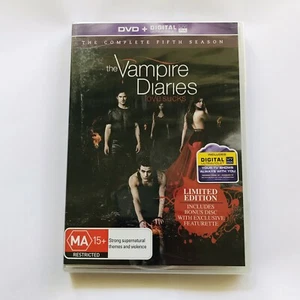 The Vampire Diaries Season 5 DVD Digital Ultraviolet Drama Region 4 Free Post - Picture 1 of 6